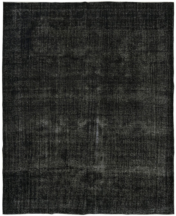 10x13 Black Overdyed Large Area Rug - 45450