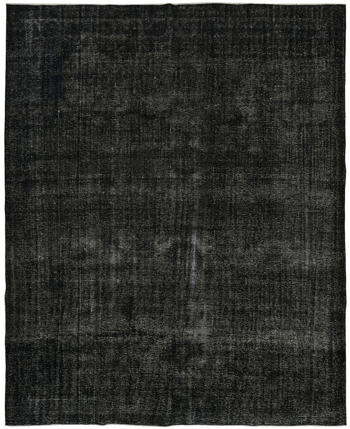 10x13 Black Overdyed Large Area Rug - 45450