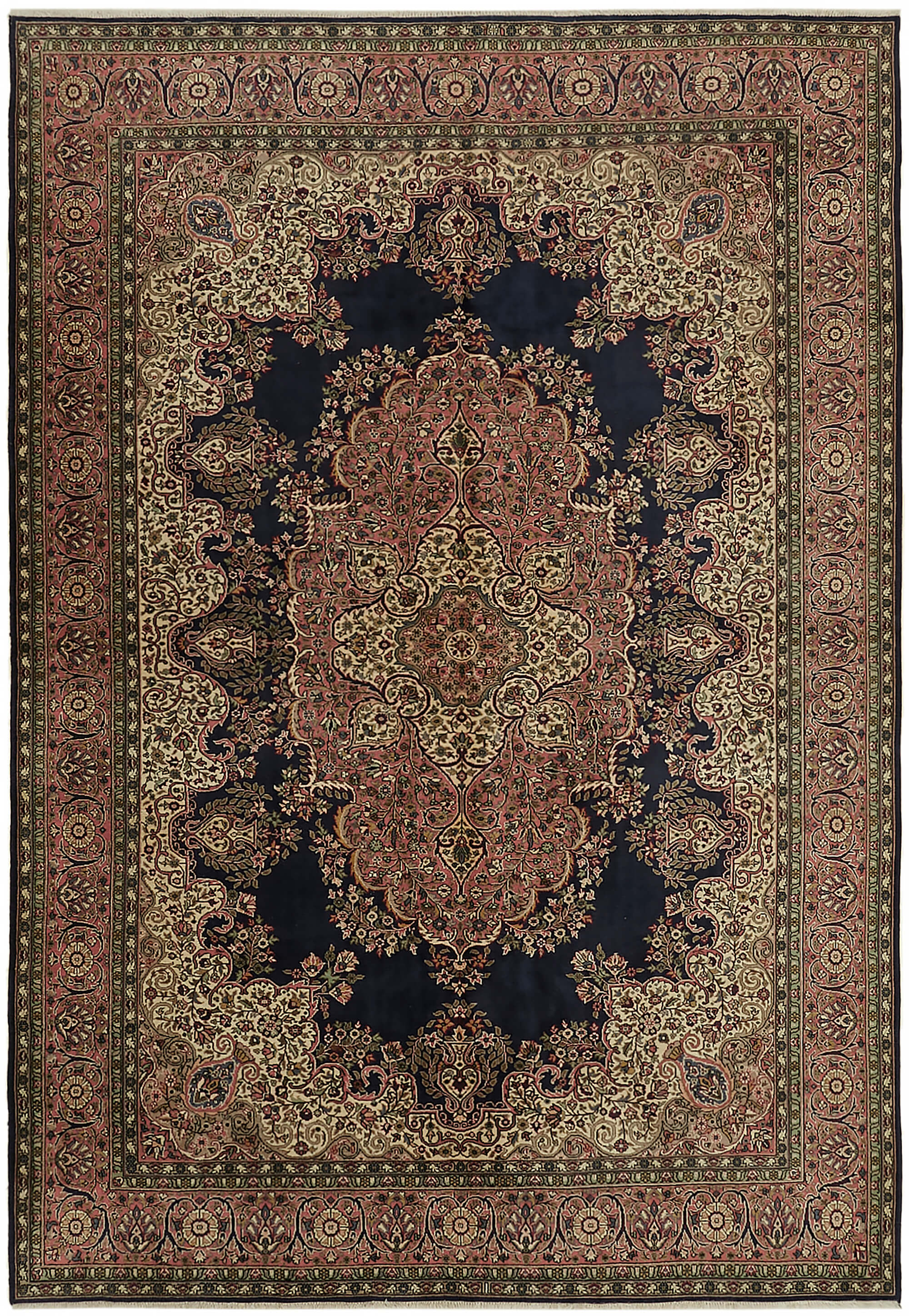 8x12 Beige Vintage Large Area Rug - 45451