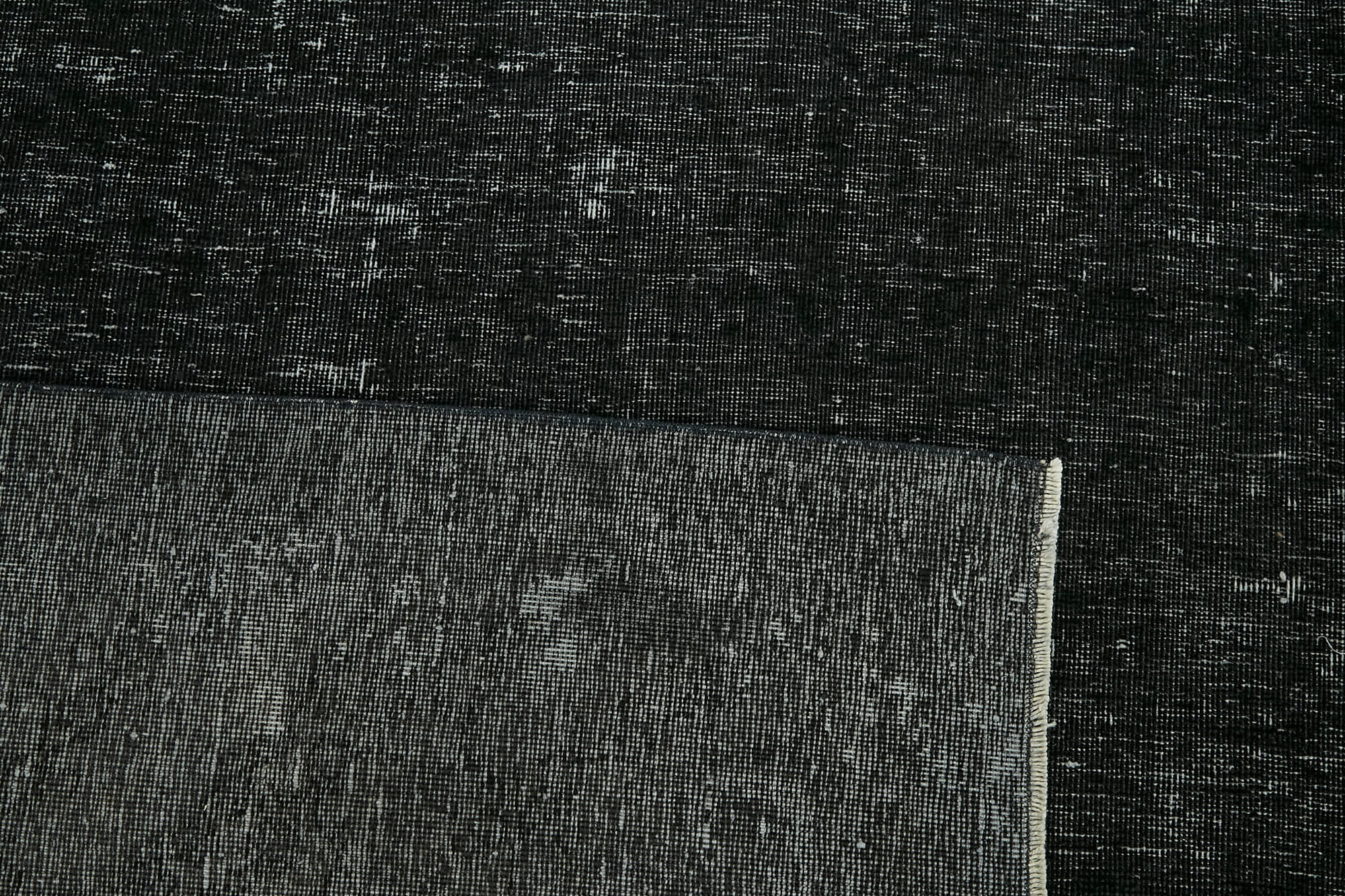 9x12 Black Overdyed Large Area Rug - 45452