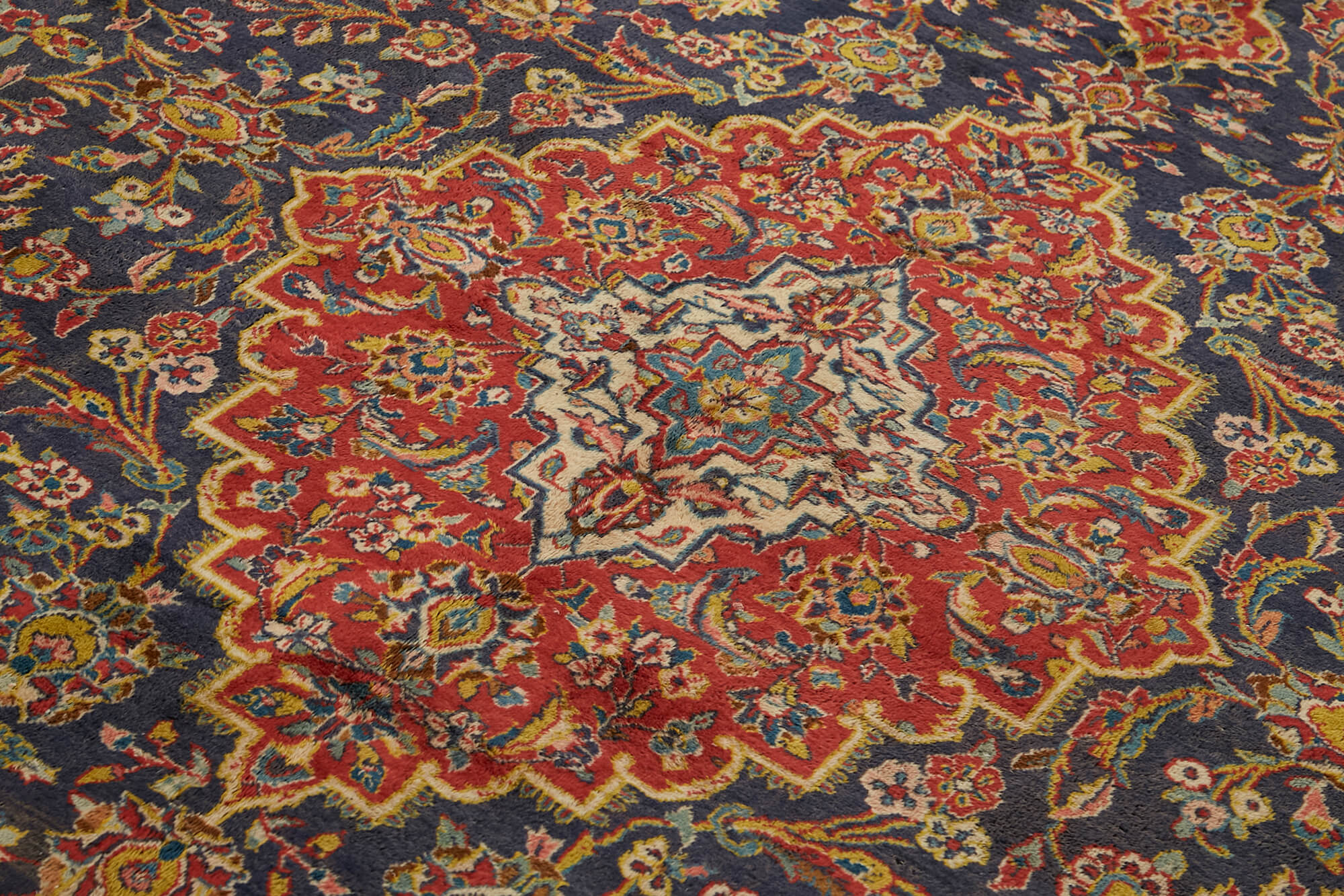 7x11 Beige Vintage Large Area Rug - 45453