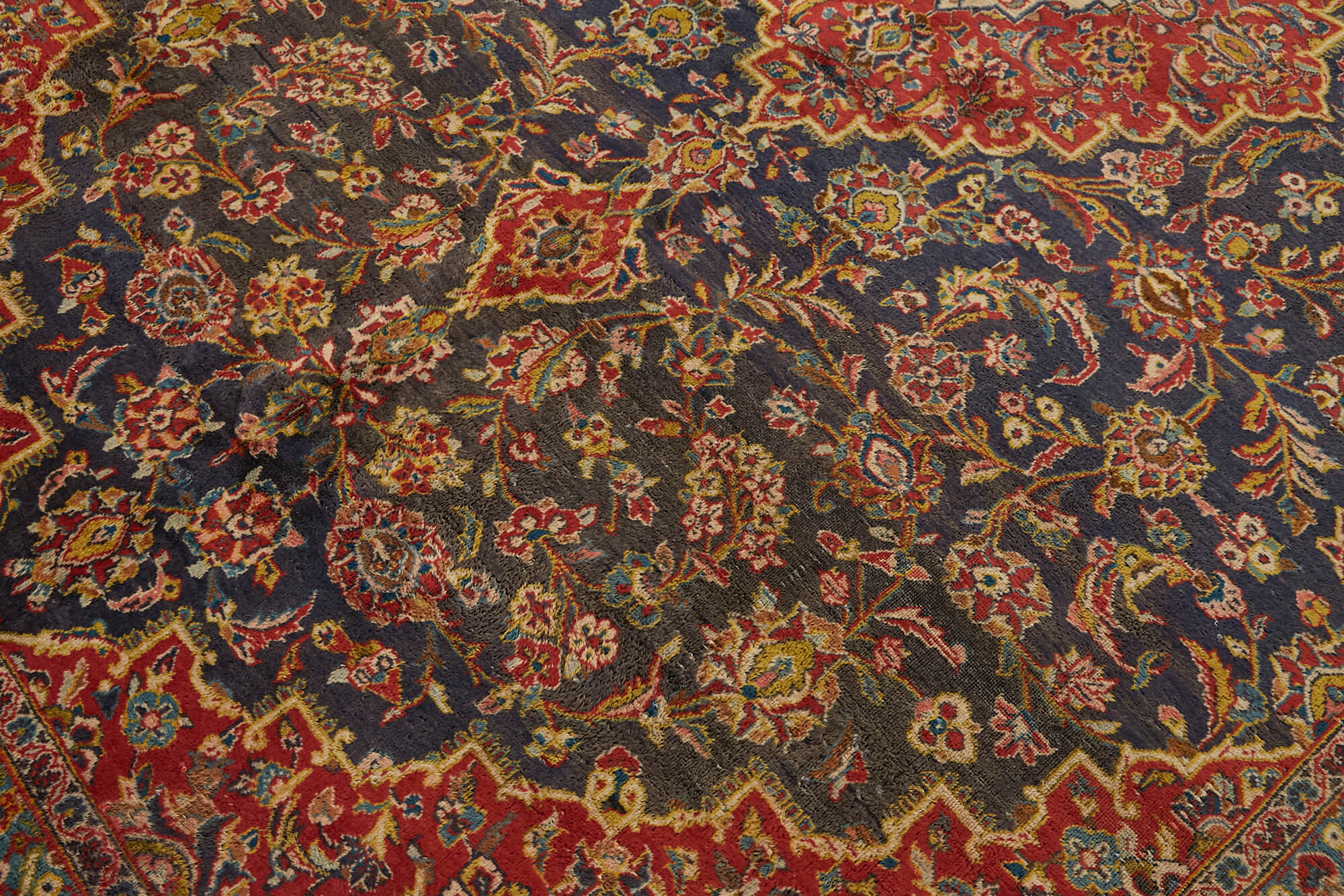 7x11 Beige Vintage Large Area Rug - 45453