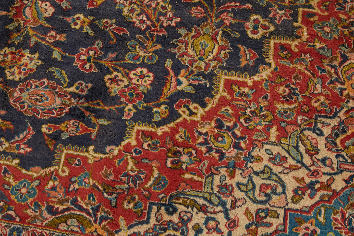7x11 Beige Vintage Large Area Rug - 45453