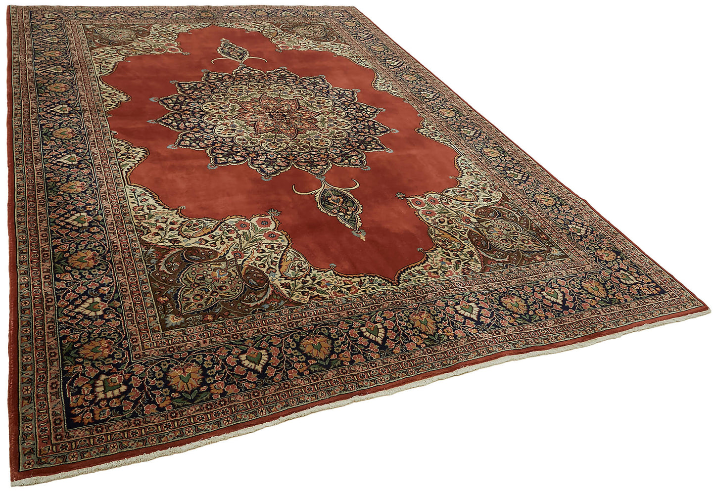 8x12 Beige Vintage Large Area Rug - 45455