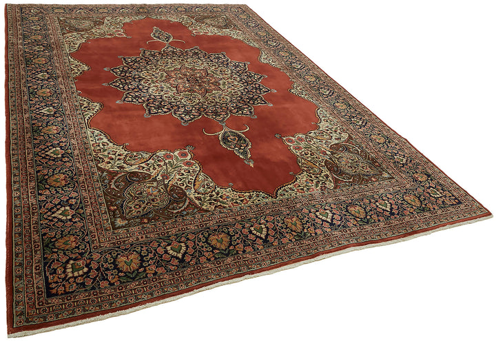 8x12 Beige Vintage Large Area Rug - 45455