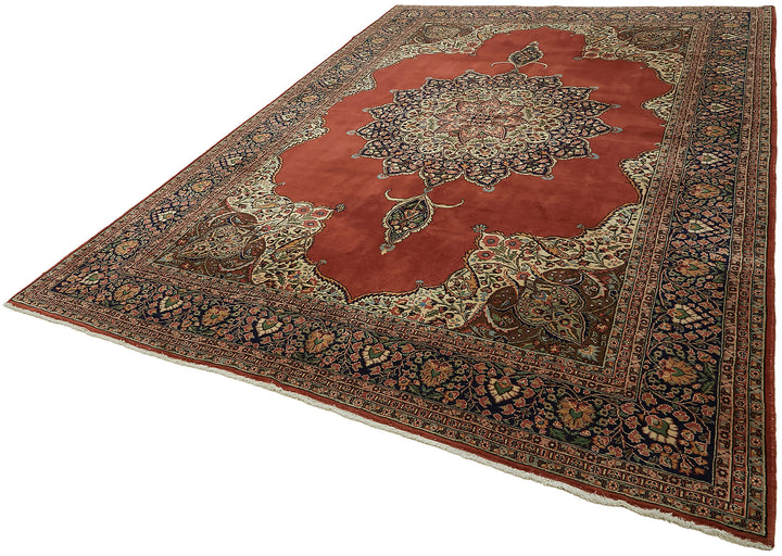 8x12 Beige Vintage Large Area Rug - 45455