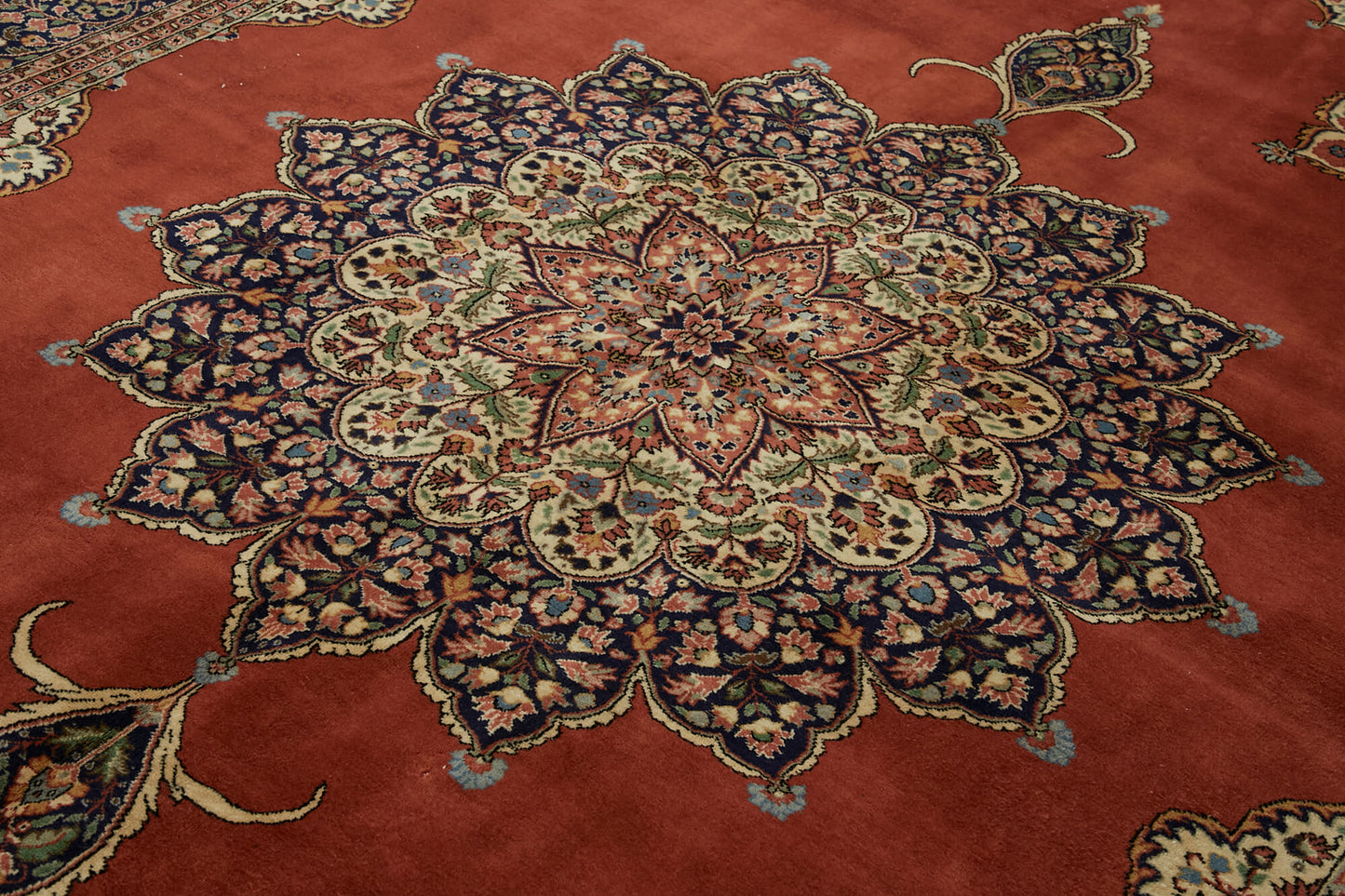 8x12 Beige Vintage Large Area Rug - 45455