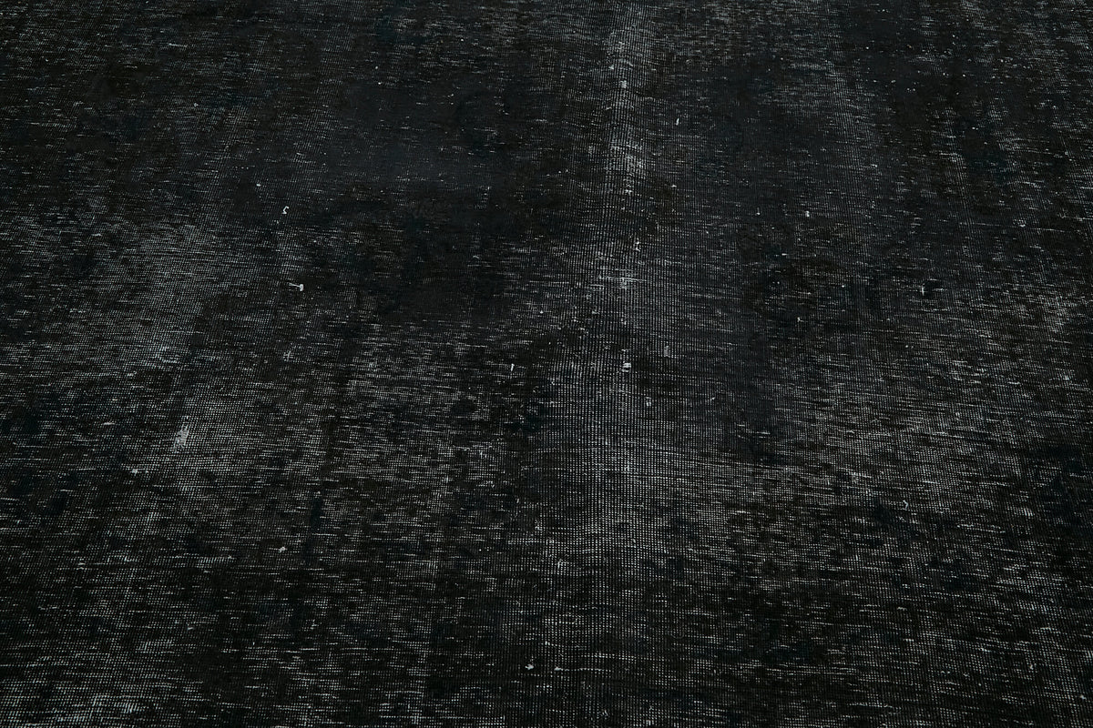 9x12 Black Overdyed Large Area Rug - 45456