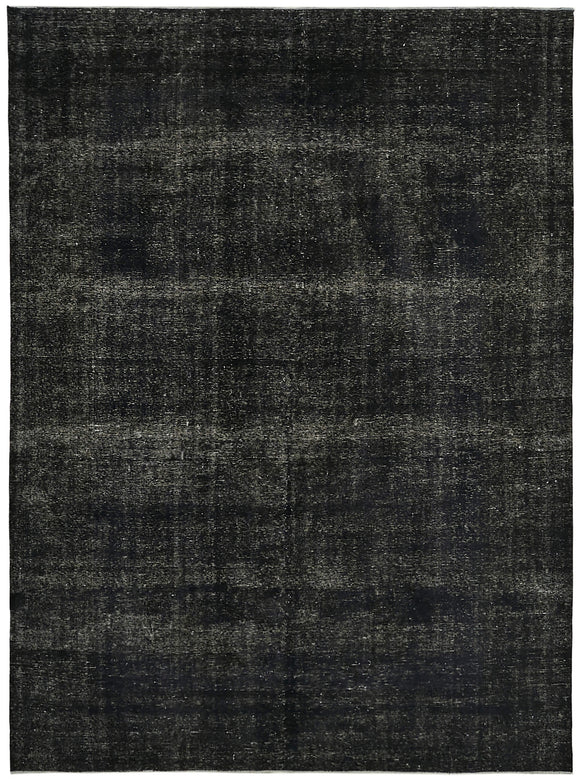 9x12 Black Overdyed Large Area Rug - 45468