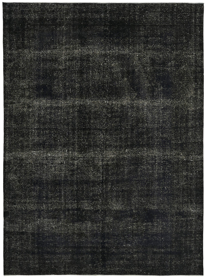 9x12 Black Overdyed Large Area Rug - 45468