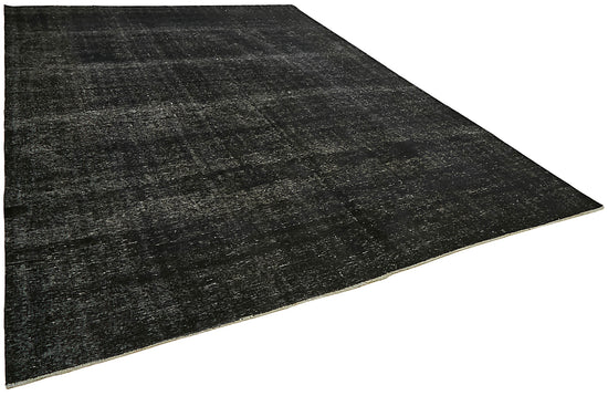 9x12 Black Overdyed Large Area Rug - 45468