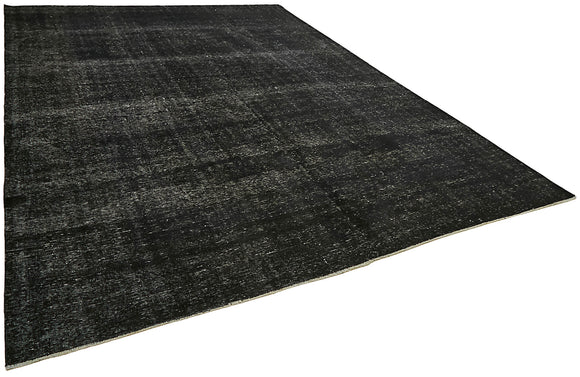 9x12 Black Overdyed Large Area Rug - 45468