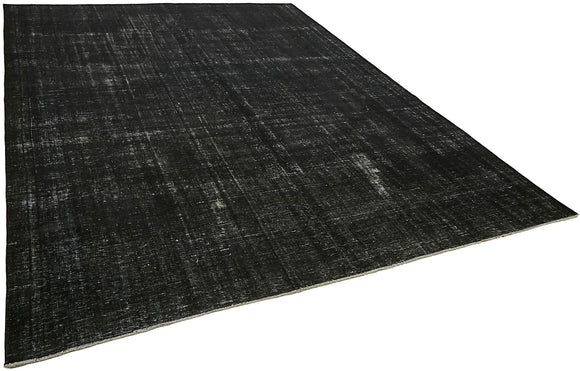 9x12 Black Overdyed Large Area Rug - 45470