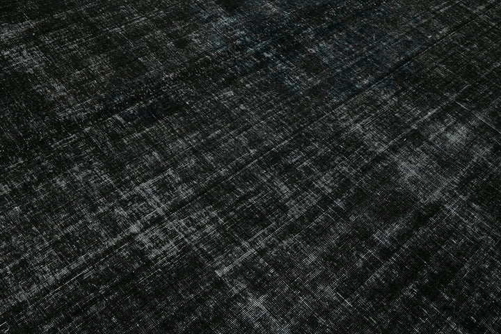 9x12 Black Overdyed Large Area Rug - 45470