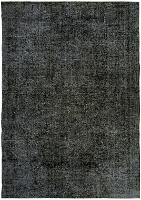 10x13 Black Overdyed Large Area Rug - 45474