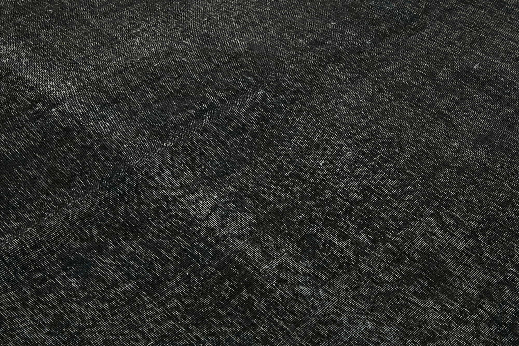9x9 Black Overdyed Large Area Rug - 45478