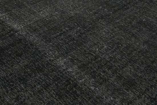 9x9 Black Overdyed Large Area Rug - 45478
