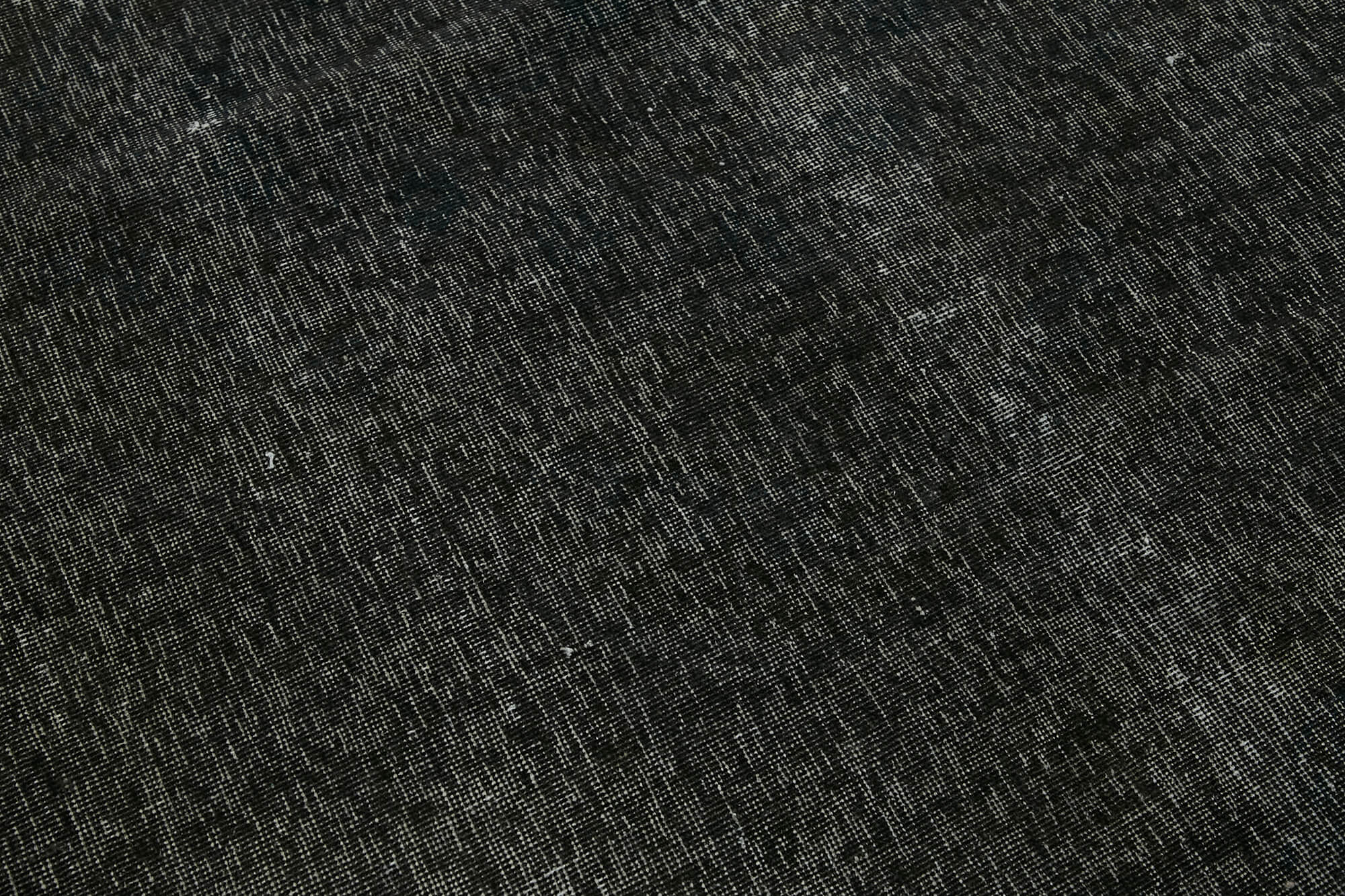 9x9 Black Overdyed Large Area Rug - 45478