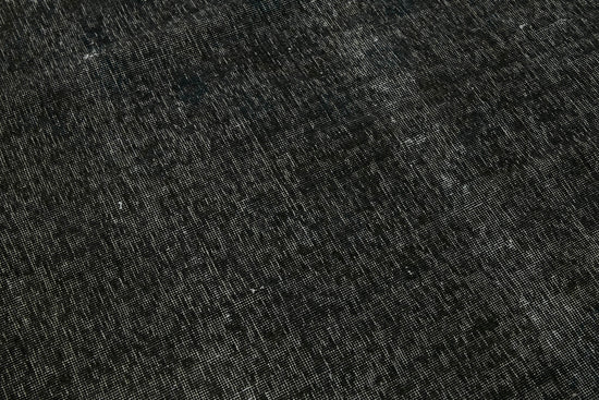 9x9 Black Overdyed Large Area Rug - 45478