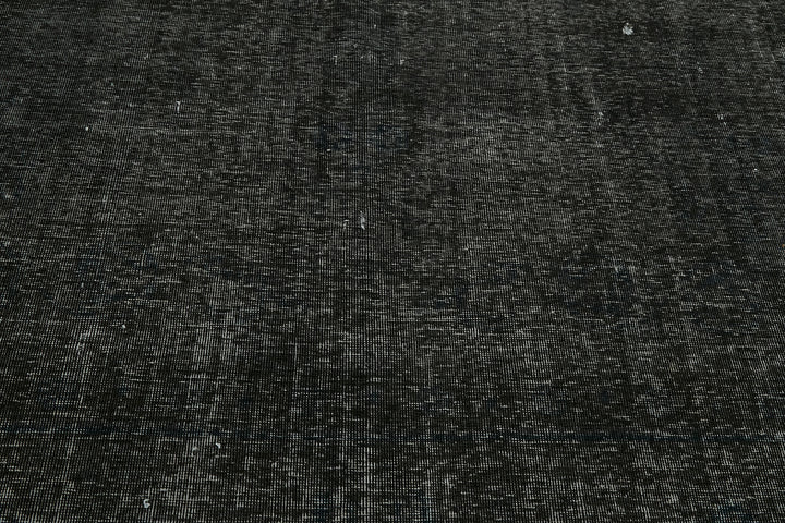 9x9 Black Overdyed Large Area Rug - 45478