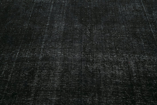 10x12 Black Overdyed Large Area Rug - 45480