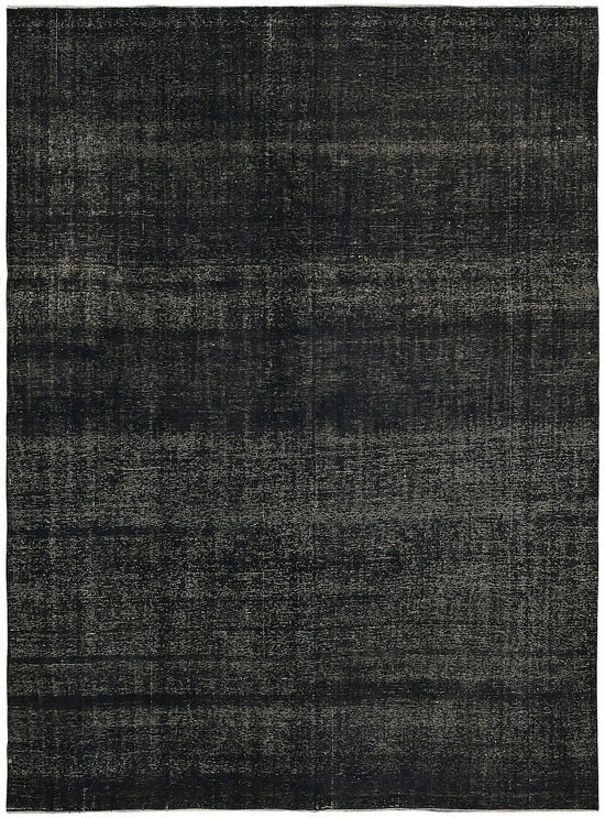 10x13 Black Overdyed Large Area Rug - 45483