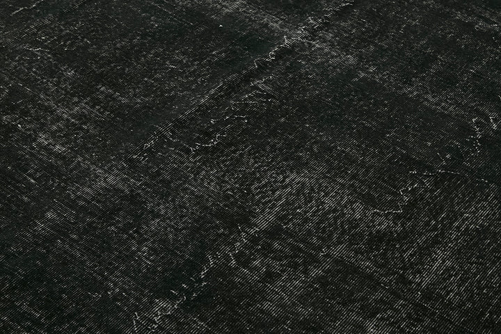 8x11 Black Overdyed Large Area Rug - 45485