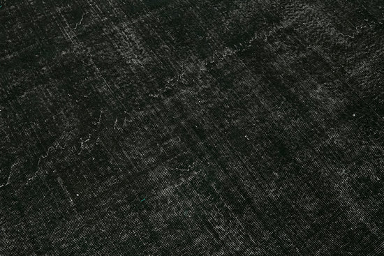 8x11 Black Overdyed Large Area Rug - 45485