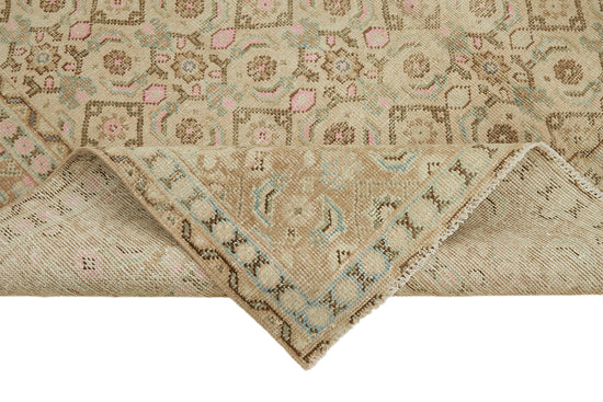 6x10 Beige Vintage Large Area Rug - 45486