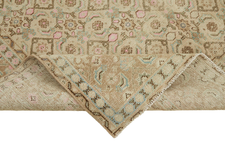 6x10 Beige Vintage Large Area Rug - 45486