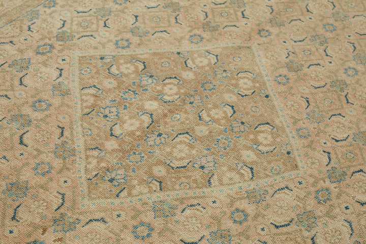 7x10 Beige Vintage Large Area Rug - 45489