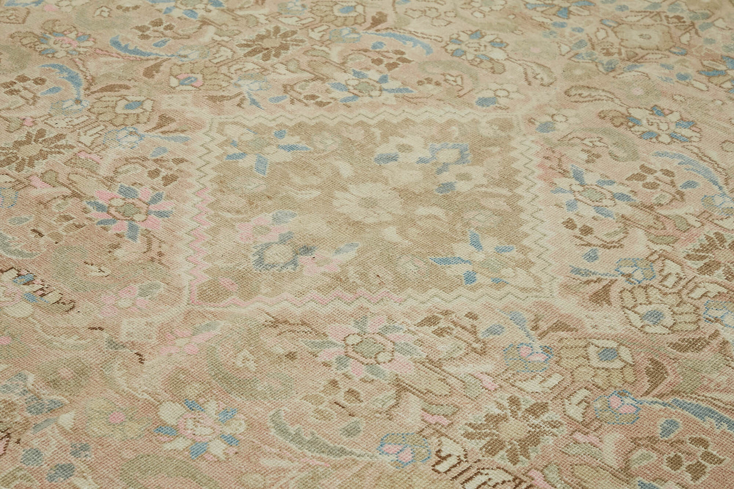 10x12 Beige Vintage Large Area Rug - 45506