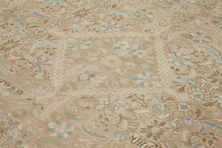 10x12 Beige Vintage Large Area Rug - 45506