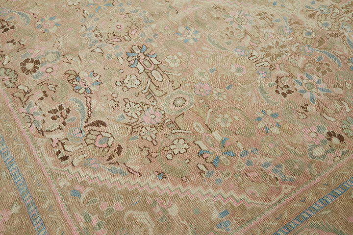 10x12 Beige Vintage Large Area Rug - 45506
