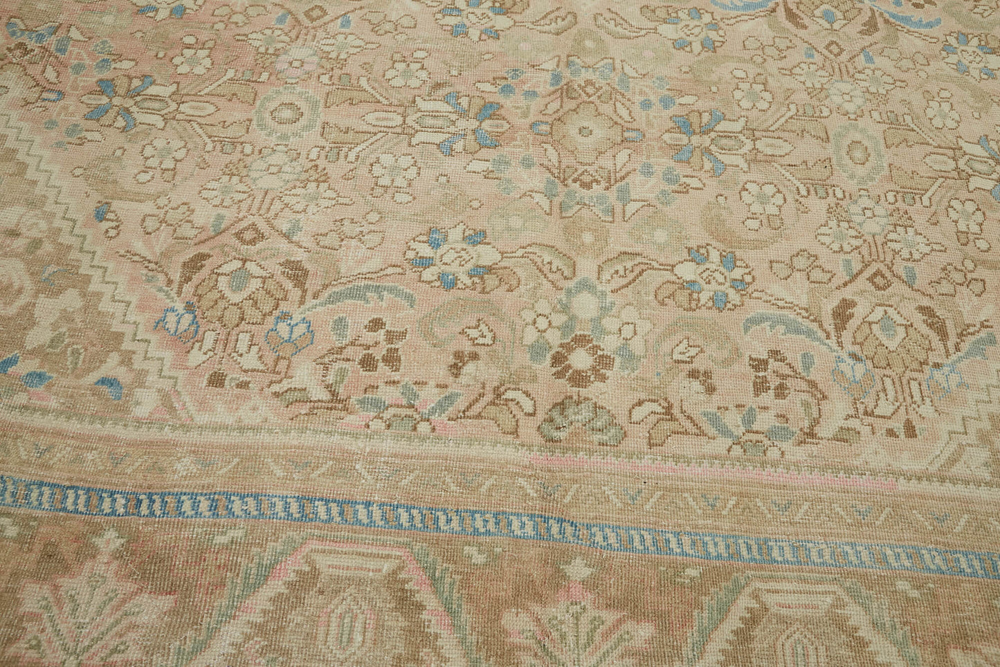 10x12 Beige Vintage Large Area Rug - 45506
