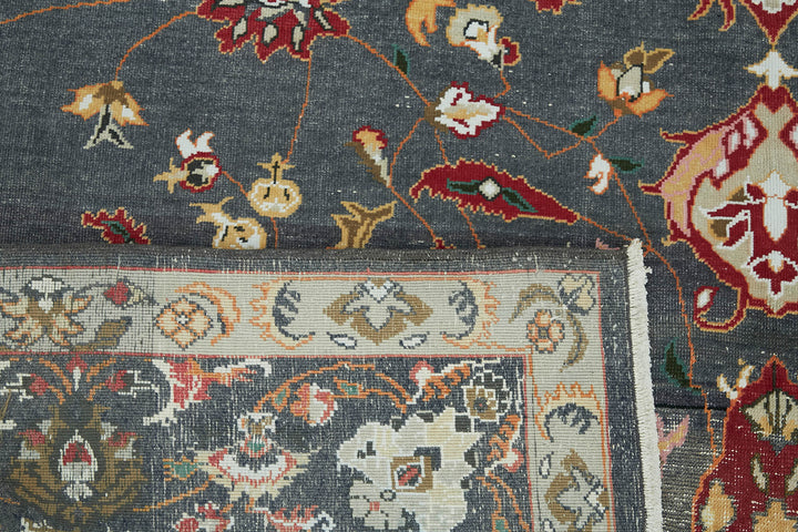 8x12 Grey Vintage Large Area Rug - 45515