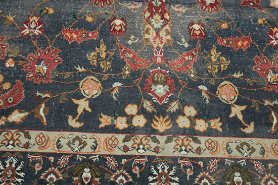 8x12 Grey Vintage Large Area Rug - 45515