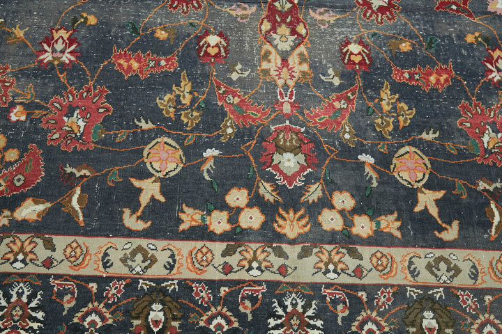 8x12 Grey Vintage Large Area Rug - 45515