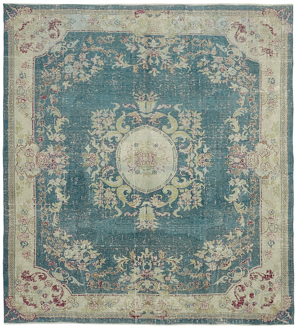 9x10 Beige Vintage Large Area Rug - 45516