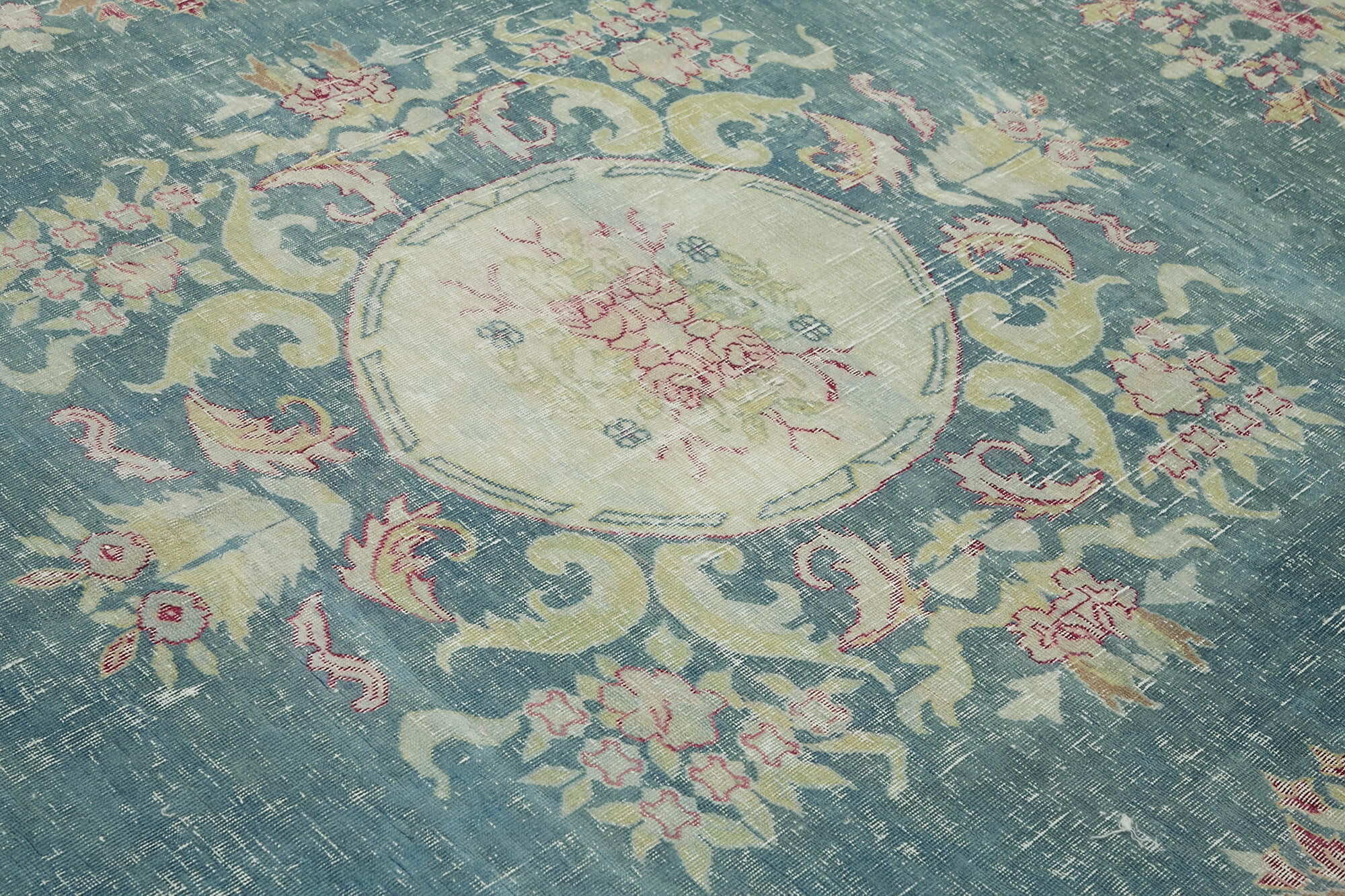 9x10 Beige Vintage Large Area Rug - 45516