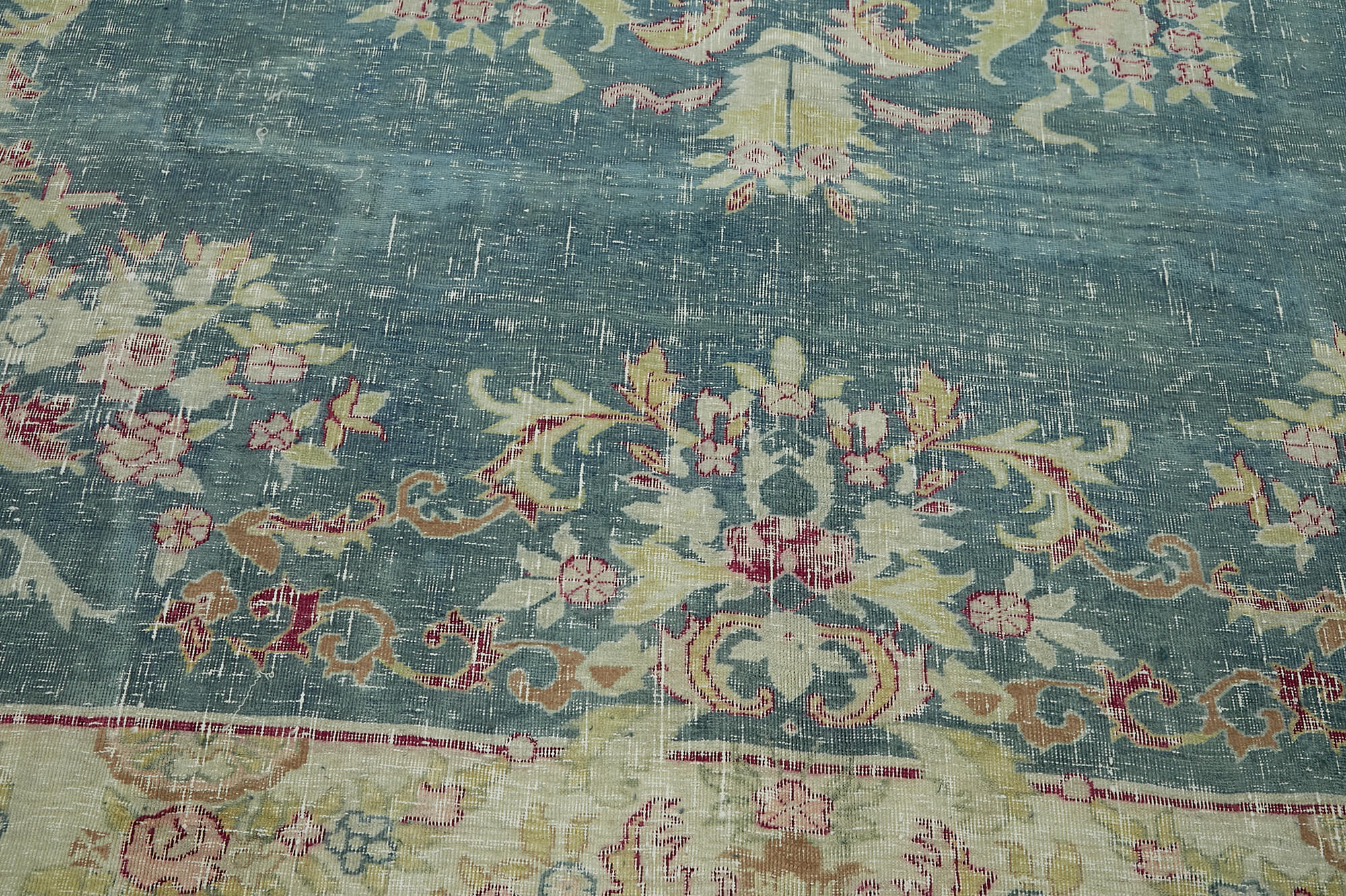 9x10 Beige Vintage Large Area Rug - 45516