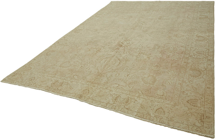 8x12 Beige Vintage Large Area Rug - 45519