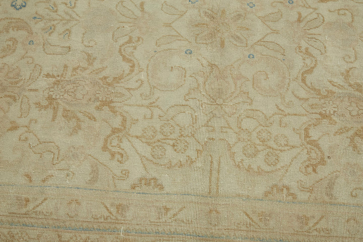 8x11 Beige Vintage Large Area Rug - 45521