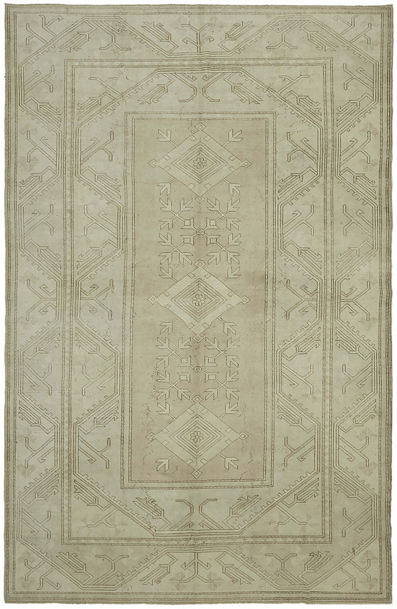 9x13 Beige Vintage Large Area Rug - 45523