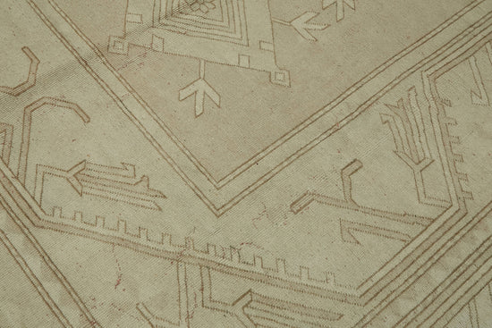 9x13 Beige Vintage Large Area Rug - 45523