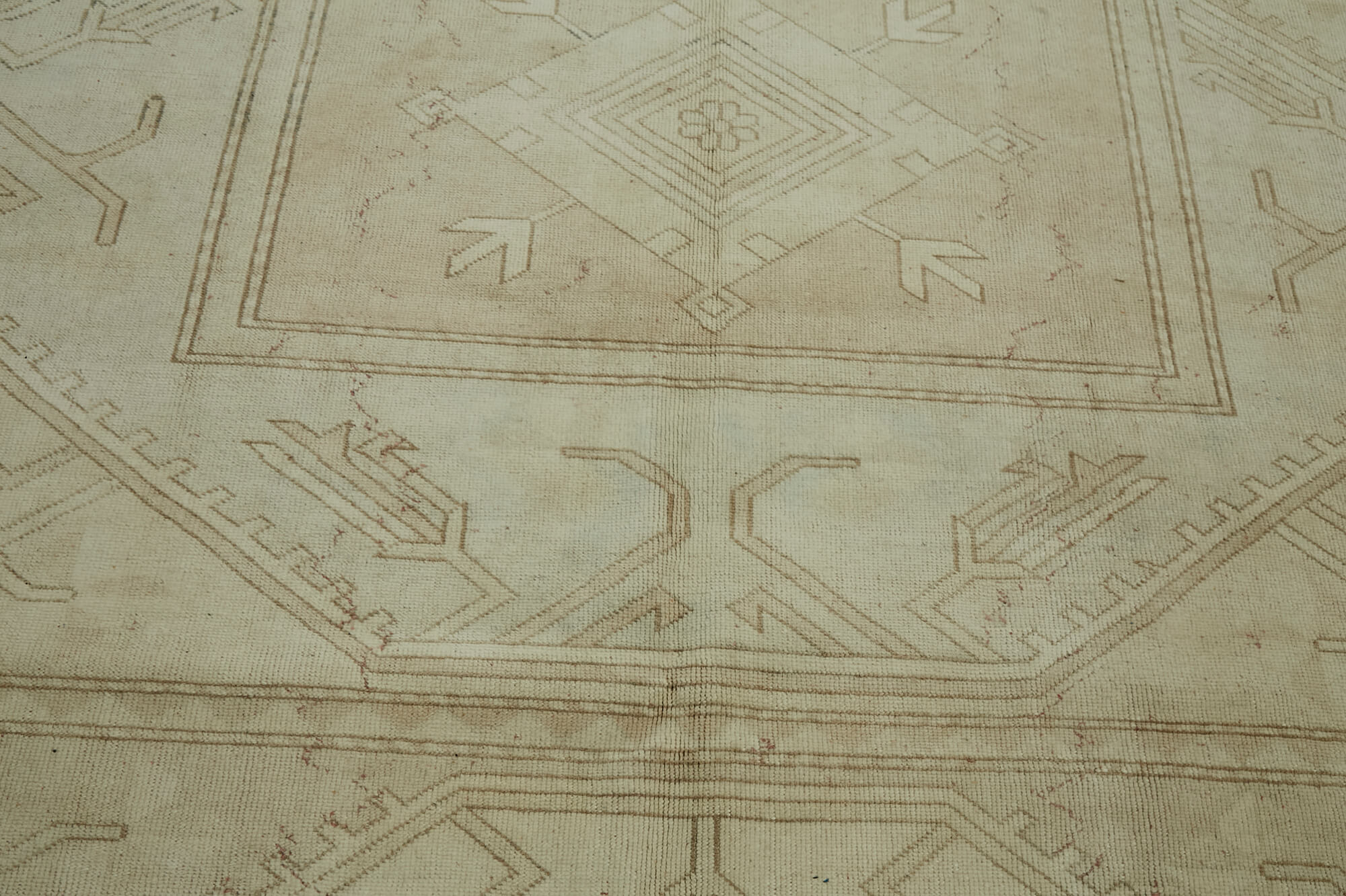 9x13 Beige Vintage Large Area Rug - 45523