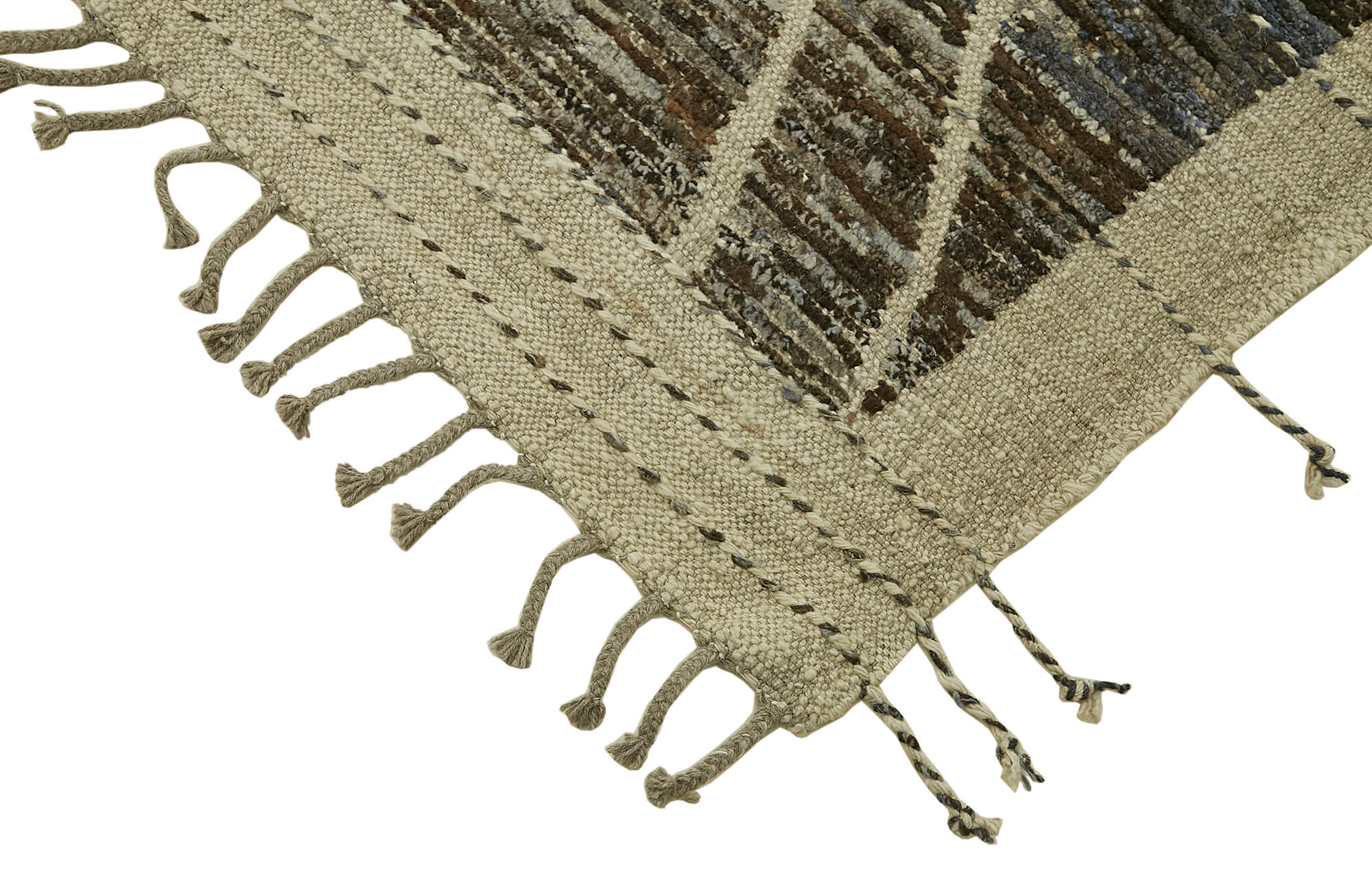 9x12 Blue Modern Tribal Rug - 45580