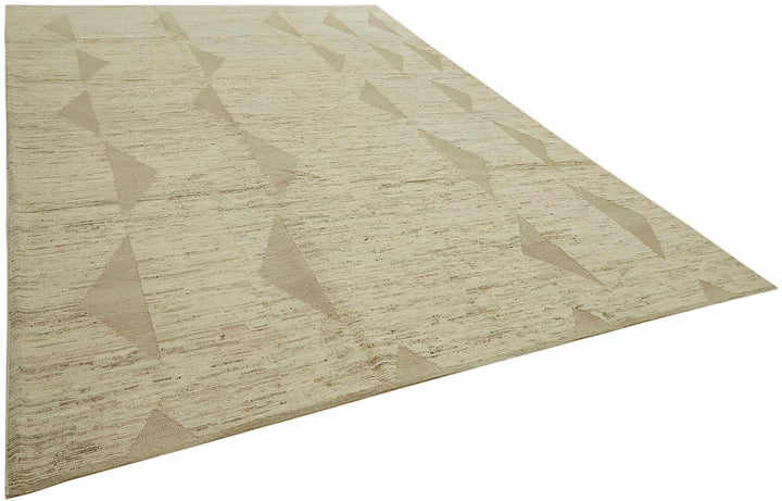 10x14 Beige Modern Tribal Rug - 45582