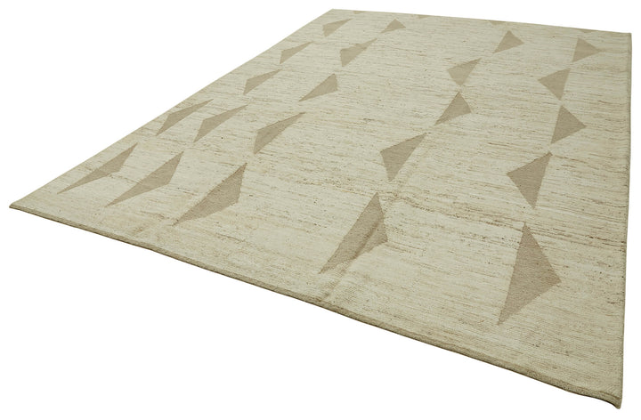 10x14 Beige Modern Tribal Rug - 45582