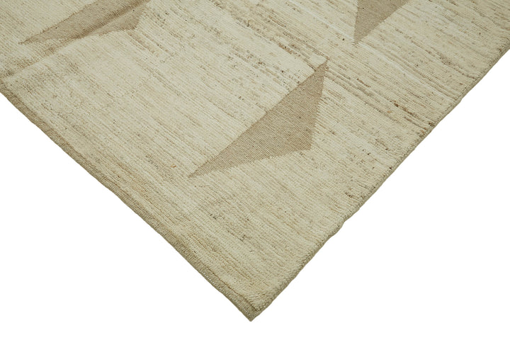 10x14 Beige Modern Tribal Rug - 45582